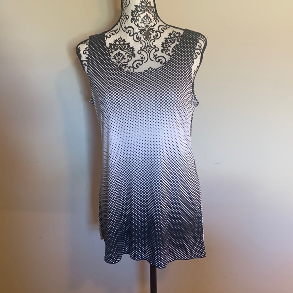 Black & White Tank Top - Size M